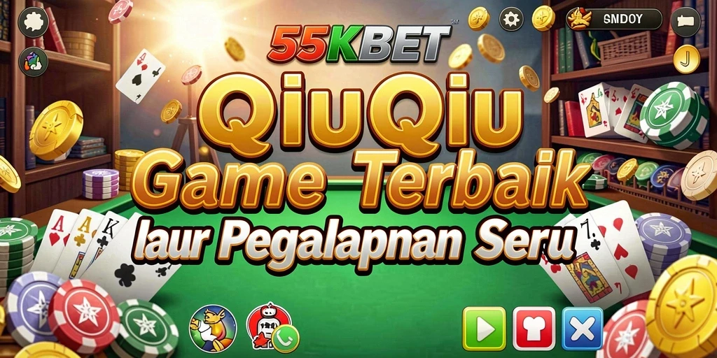 Screenshot gameplay QiuQiu yang mendebarkan di 55KBET.