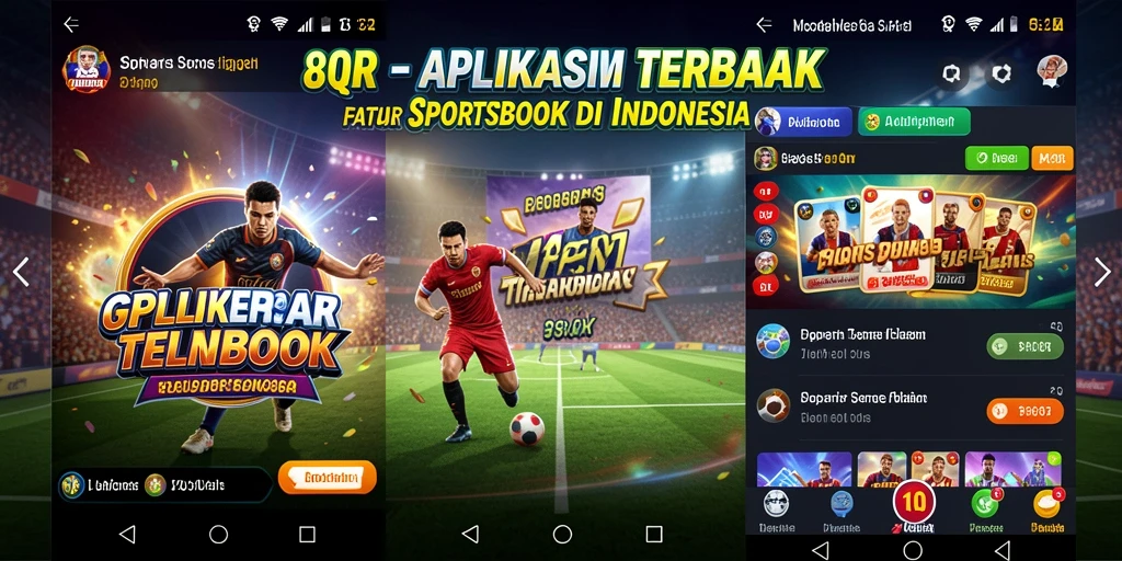 Screenshot utama 8QR menampilkan fitur taruhan yang dinamis.