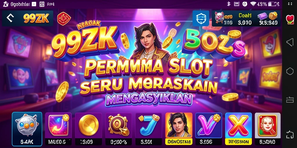 Screenshot gameplay <strong>99ZK</strong> yang menggambarkan keseruan permainan Slot.