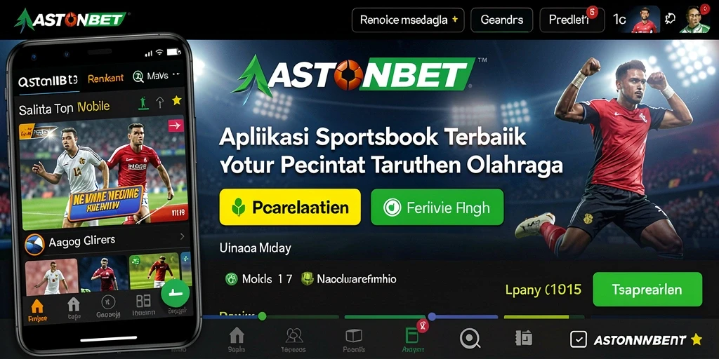 Tampilan antarmuka ASTONBET saat bermain taruhan olahraga.