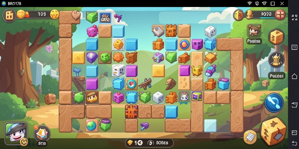 Screenshot utama BRO178 menampilkan gameplay Puzzle yang menarik.