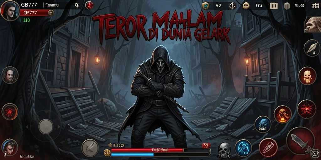 Screenshot gameplay GB777 dengan momen mencekam yang menarik.