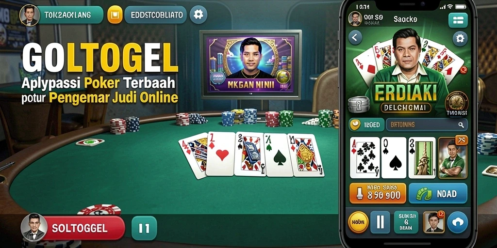 Tangkapan layar GOLTOGEL menampilkan gameplay Poker yang seru dan interaktif.