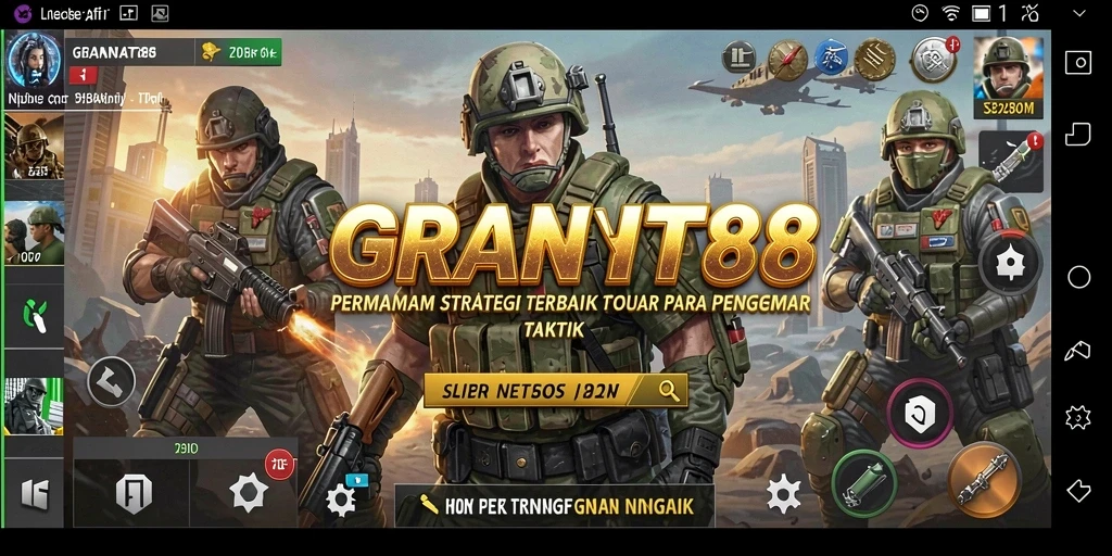Tampilan gameplay GRANAT88 yang menegangkan dan strategis.