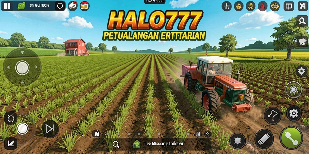 Screenshot gameplay HALO777 yang menampilkan keseruan bertani.