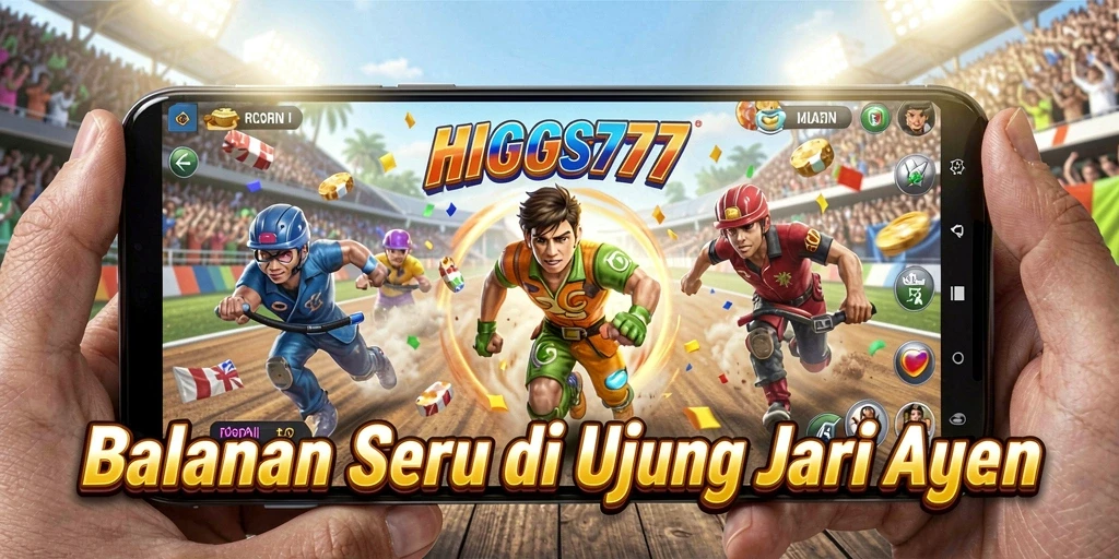 Gameplay seru dengan mobil balap kencang di trek menantang.