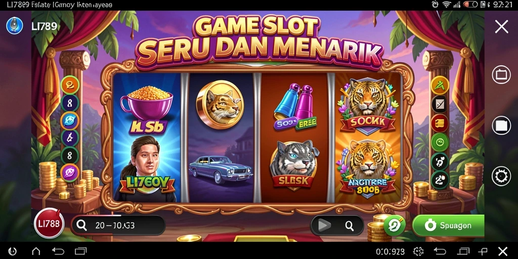 Tampilan seru dari gameplay Slot LI789 yang menarik perhatian.