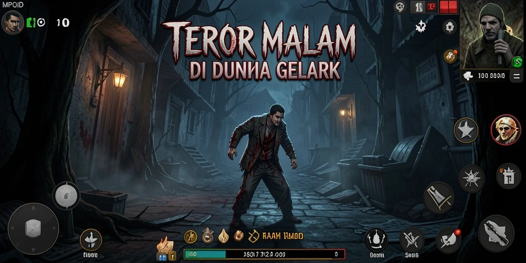 Screenshot menarik dari gameplay MPOID yang menampilkan suasana mencekam.