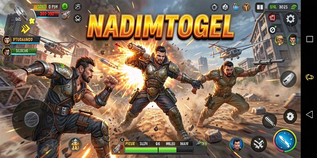 Tangkapan layar NADIMTOGEL menampilkan aksi seru di battlefield.