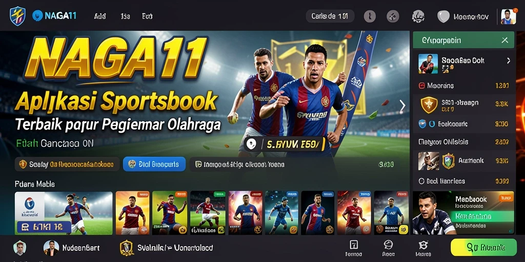 Tampilan screenshot utama NAGA11 saat beraksi dalam taruhan olahraga.
