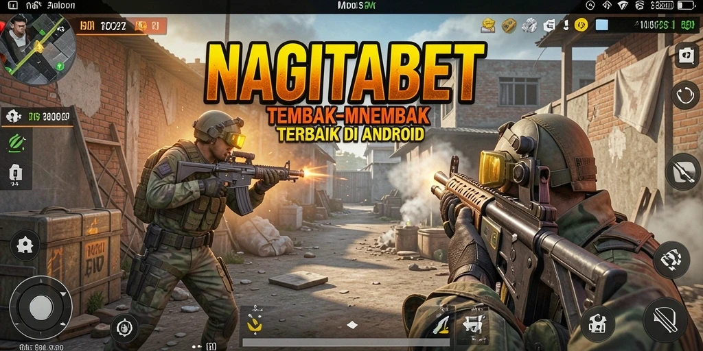 Tampilan gameplay NAGITABET yang mendebarkan dalam pertempuran TPS.