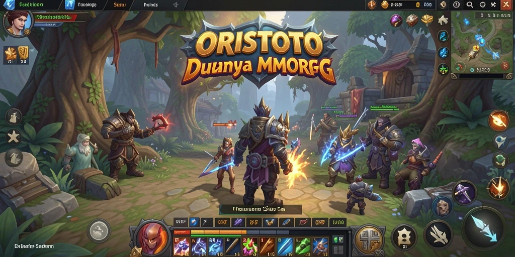 Gameplay mendebarkan di dunia fantasi ORISTOTO.