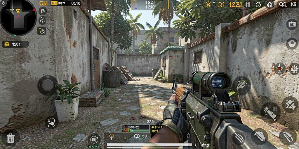 Gameplay intens dan grafis memukau di QQ1221.