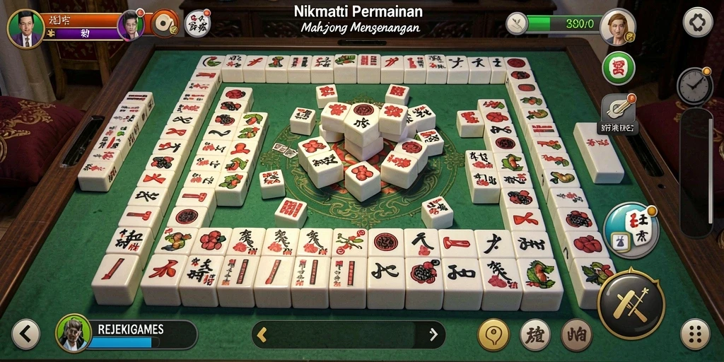 Tampilan gameplay REJEKIGAMES yang mendebarkan dan penuh strategi.