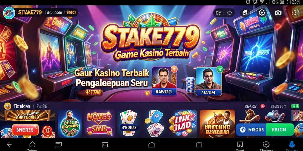 Tampilan gameplay mengasyikkan dari STAKE779 dengan variasi permainan Kasino.
