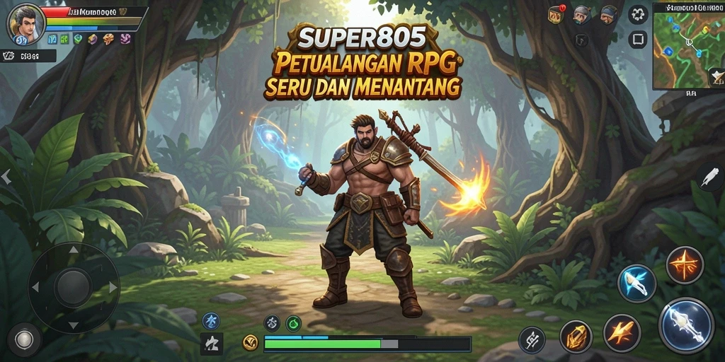 Gameplay RPG dengan grafis menakjubkan dan pertempuran seru.