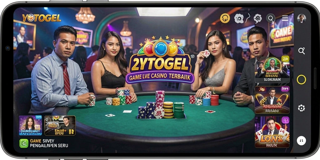 Tampilan gameplay Live Casino yang menarik dan interaktif.